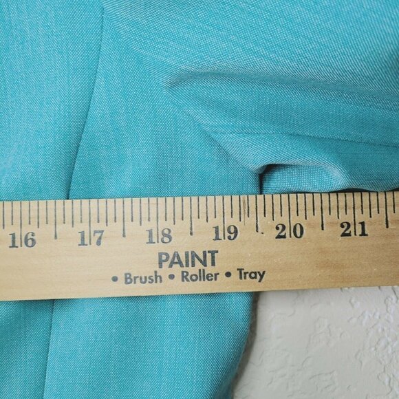 Pendleton Blazer Sz 8 Aqua Blue All Season Wool Single Breasted Career Office - Picture 8 of 9